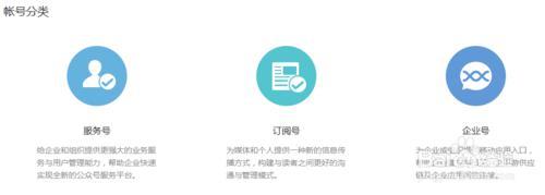 微信公眾平臺服務號、訂閱號和企業(yè)號之間有什么區(qū)別?